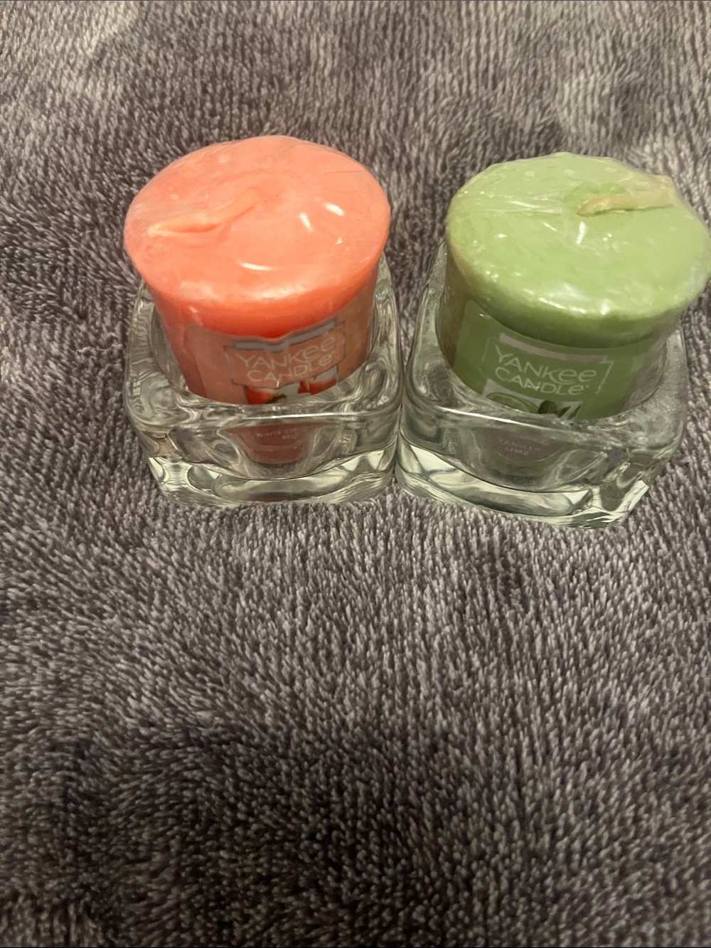 Yankee Candle Coral and Sage Votive Pair